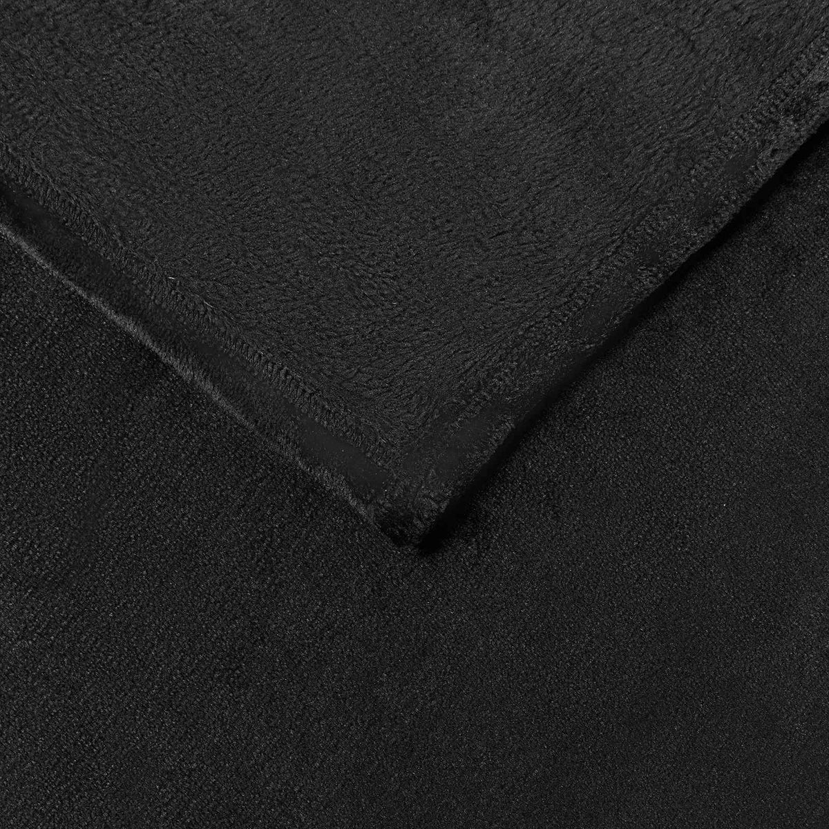 Pokrivači za bacanje 6 pcs Crna 130 x 150 cm Runo
