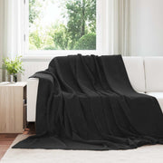 Pokrivači za bacanje 6 pcs Crna 240 x 270 cm Runo