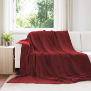 Pokrivači za bacanje 6 pcs Bordeaux Crvena 220 x 240 cm Runo