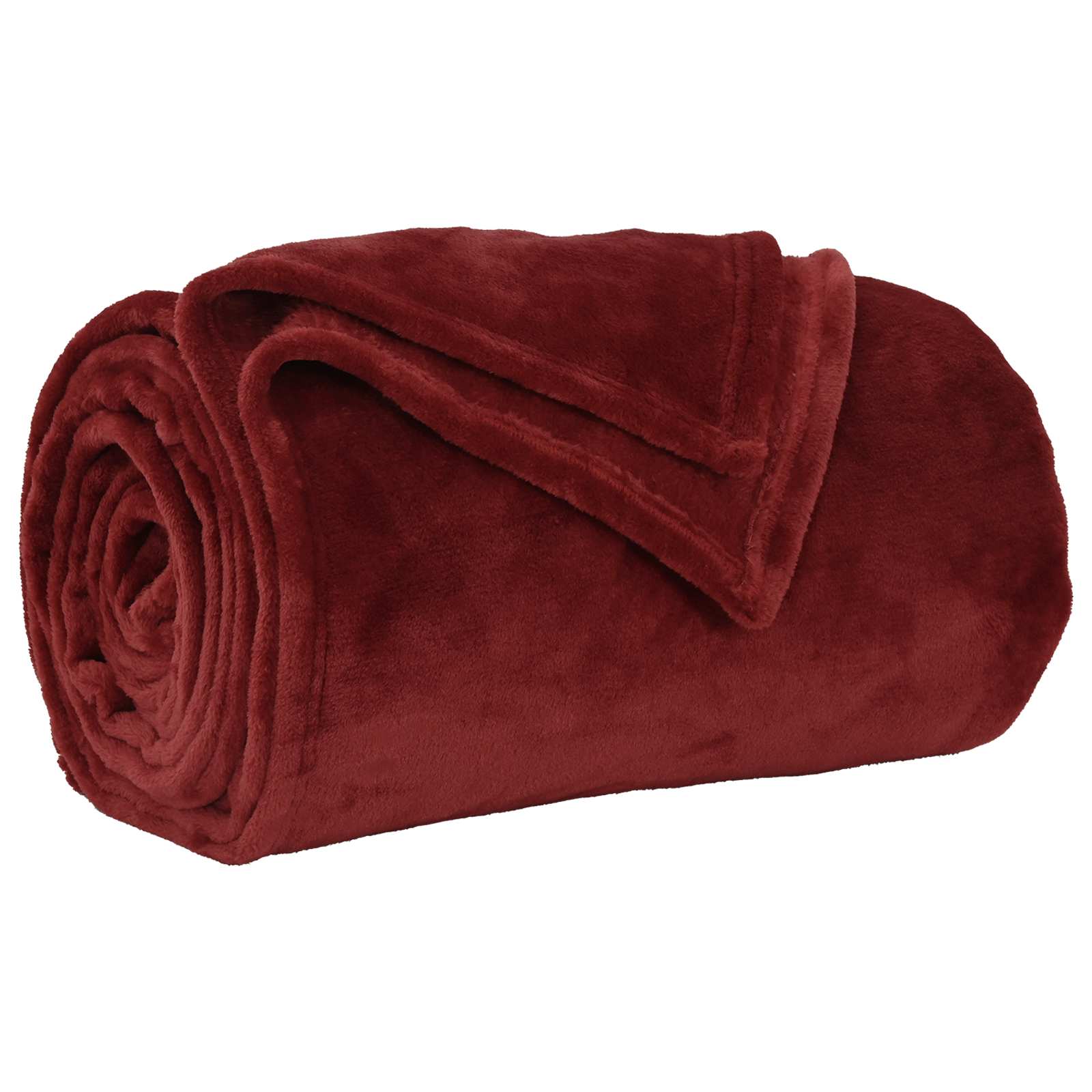 Pokrivači za bacanje 6 pcs Bordeaux Crvena 220 x 240 cm Runo