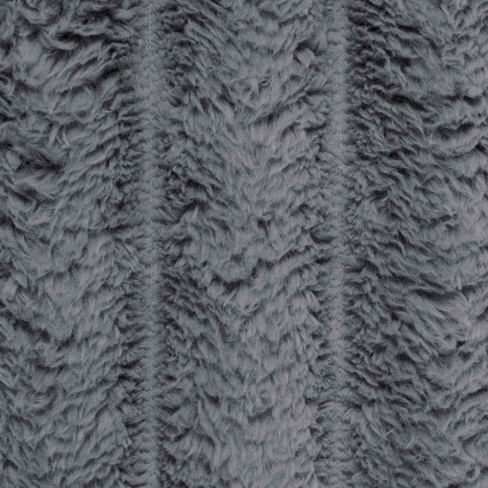 Pokrivač Tamno siva 150 x 130 cm Runo