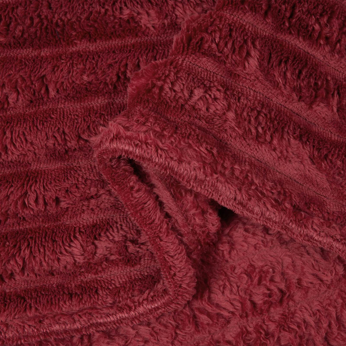 Pokrivač Bordeaux Crvena 150 x 130 cm Runo