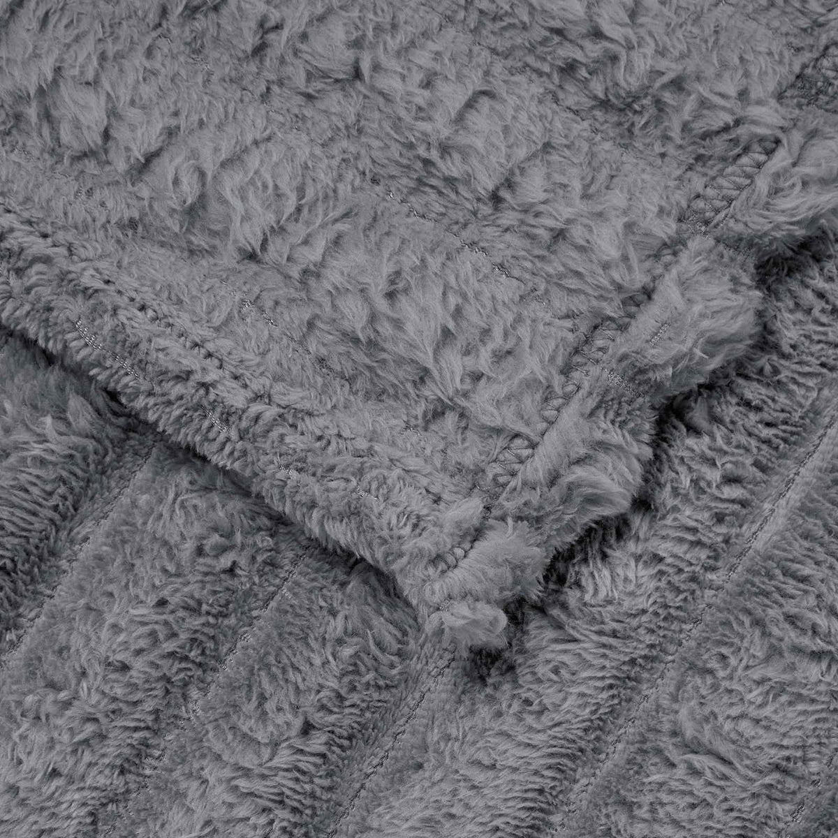 Pokrivači za bacanje 6 pcs Tamno siva 150 x 130 cm Runo