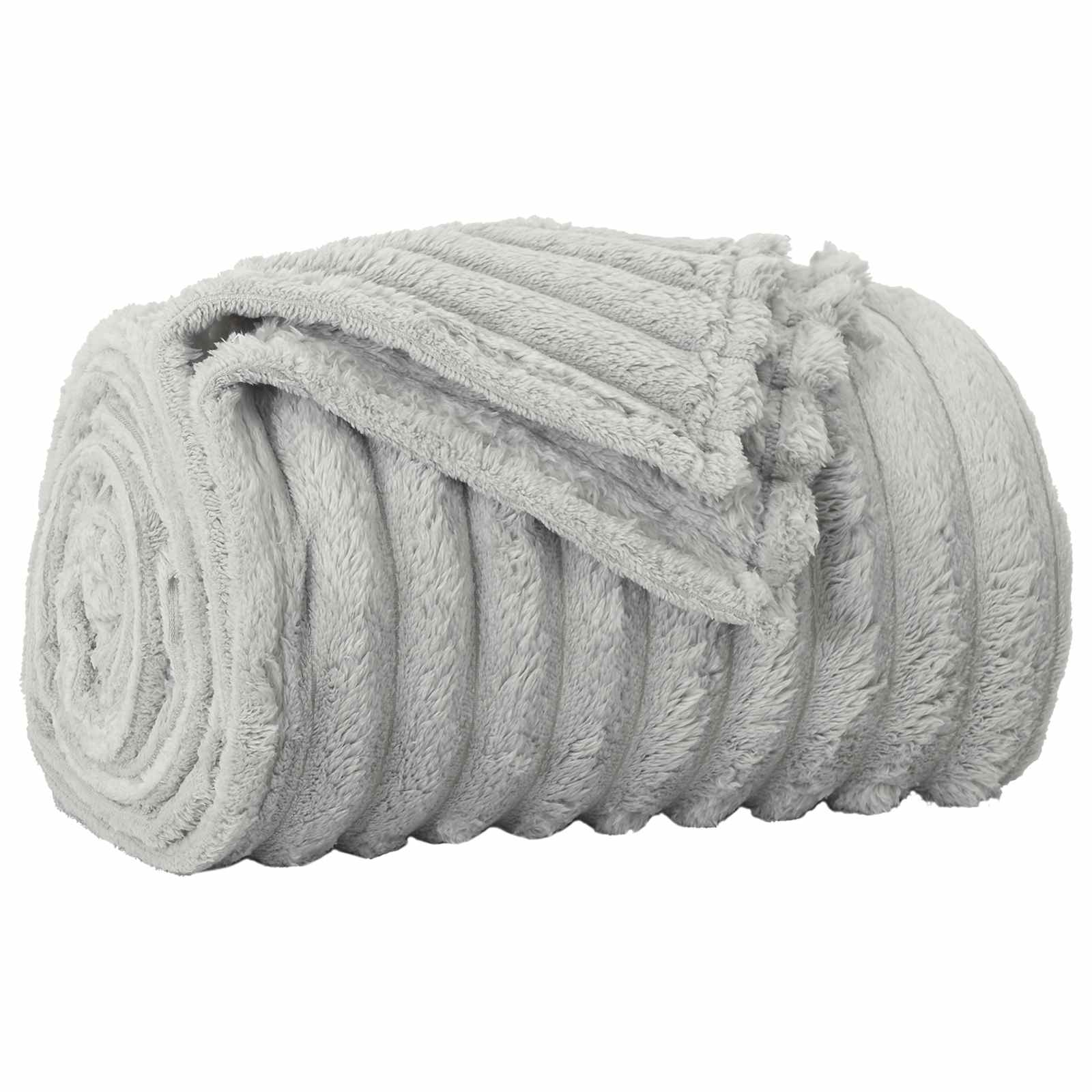 Pokrivači za bacanje 6 pcs Siva 150 x 130 cm Runo