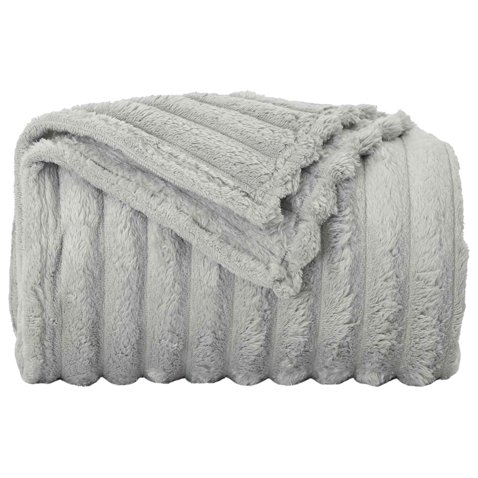 Pokrivači za bacanje 6 pcs Siva 150 x 130 cm Runo