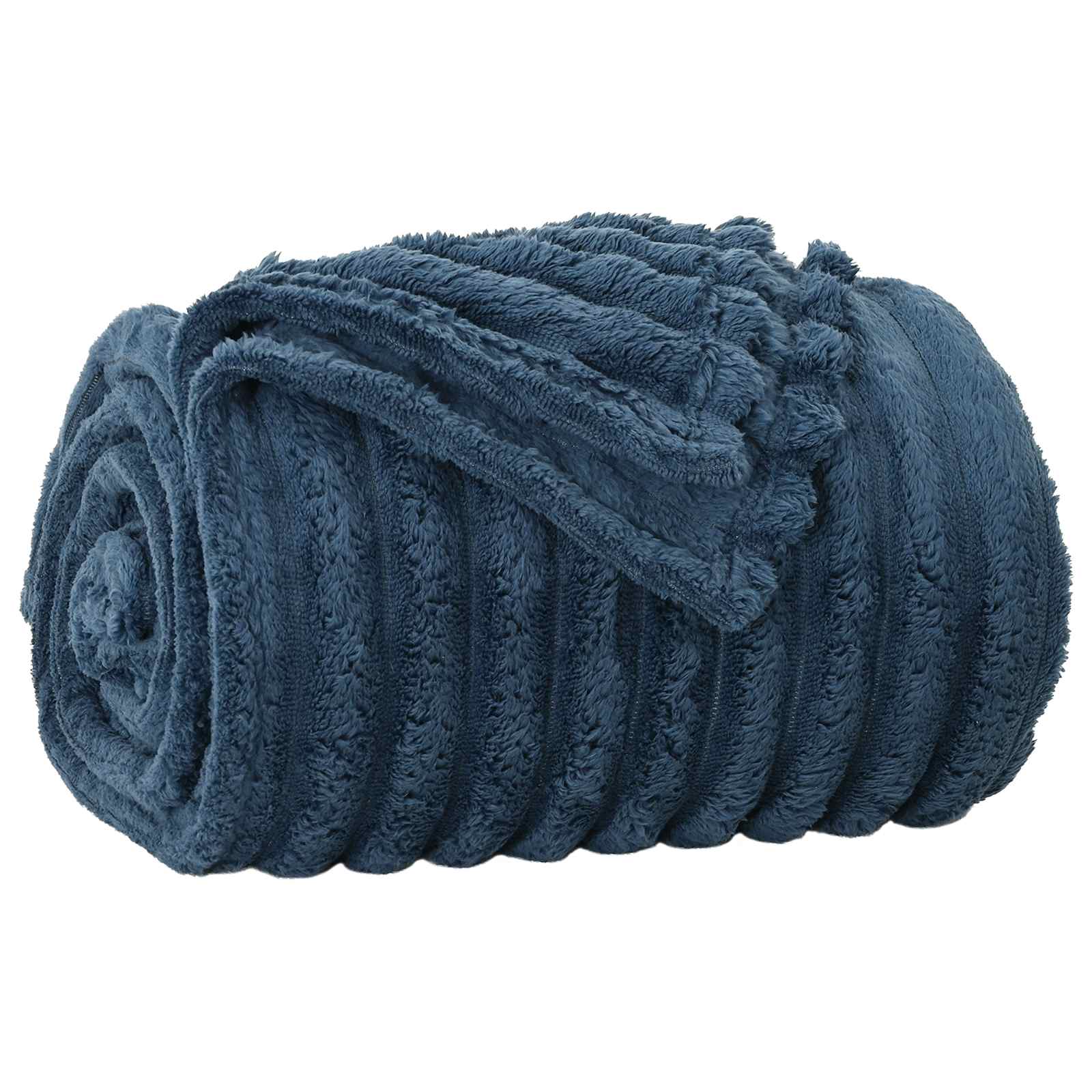 Pokrivači za bacanje 6 pcs Mornarsko plava 150 x 130 cm Runo