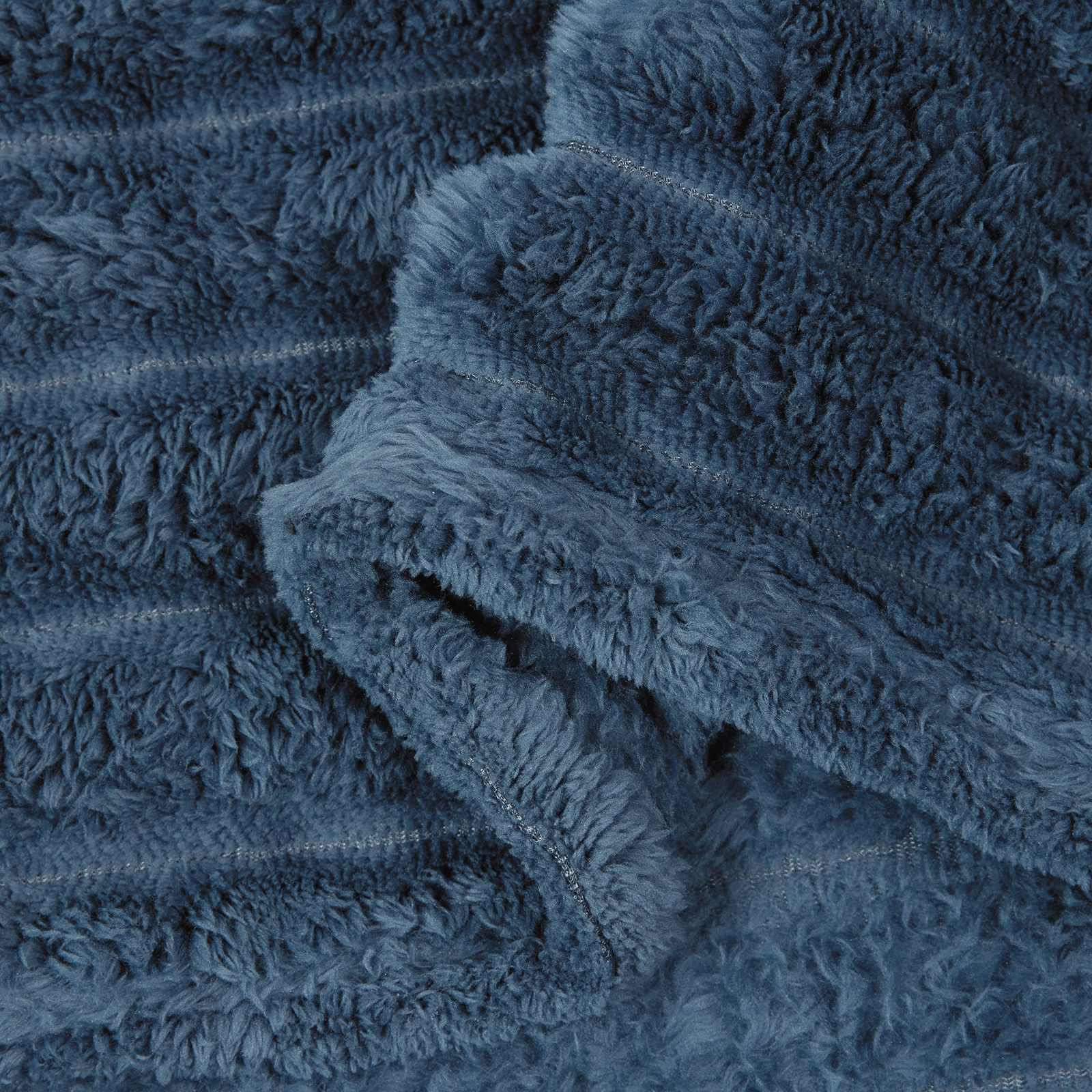 Pokrivači za bacanje 6 pcs Mornarsko plava 240 x 220 cm Runo