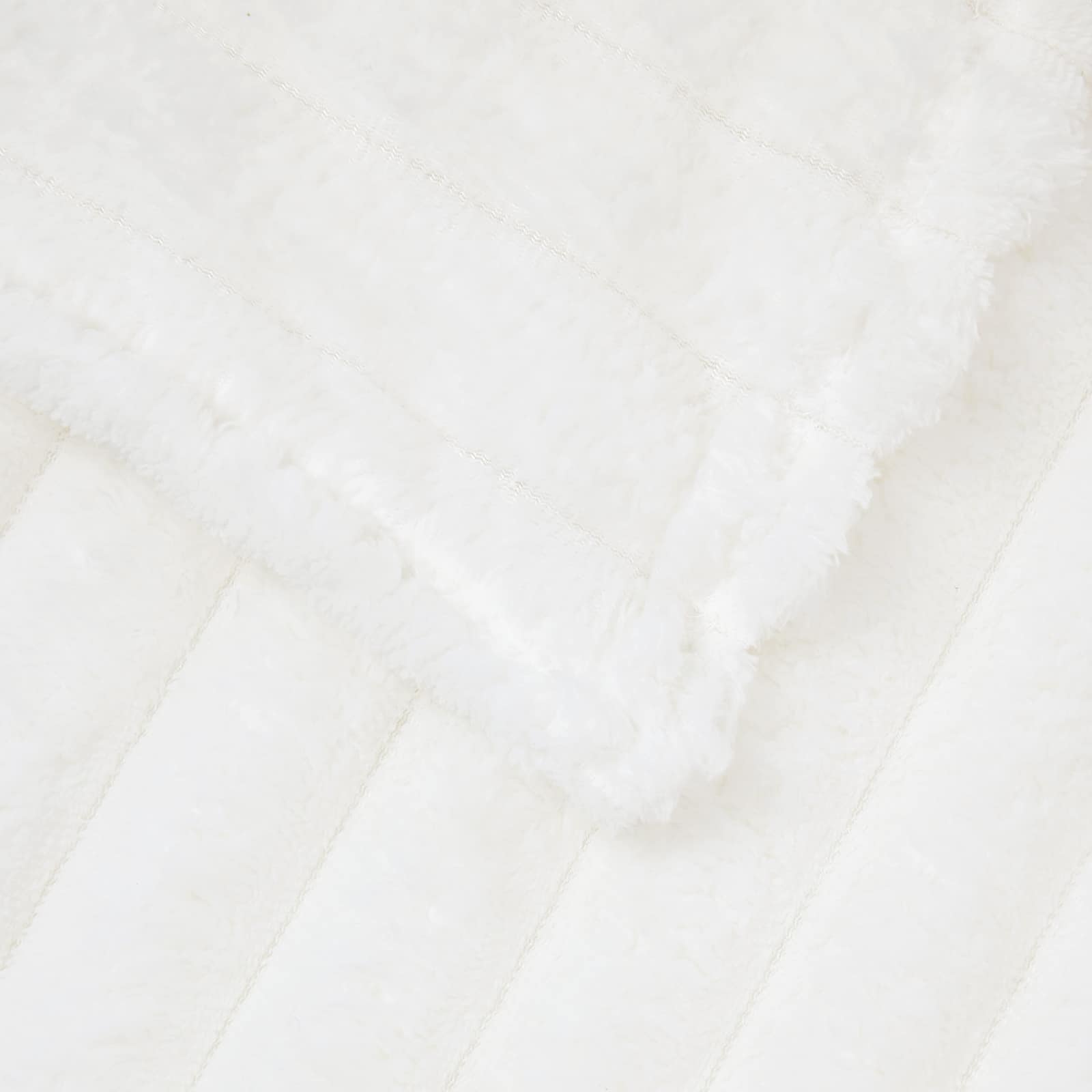 Pokrivači za bacanje 6 pcs Bijelo 150 x 130 cm Runo