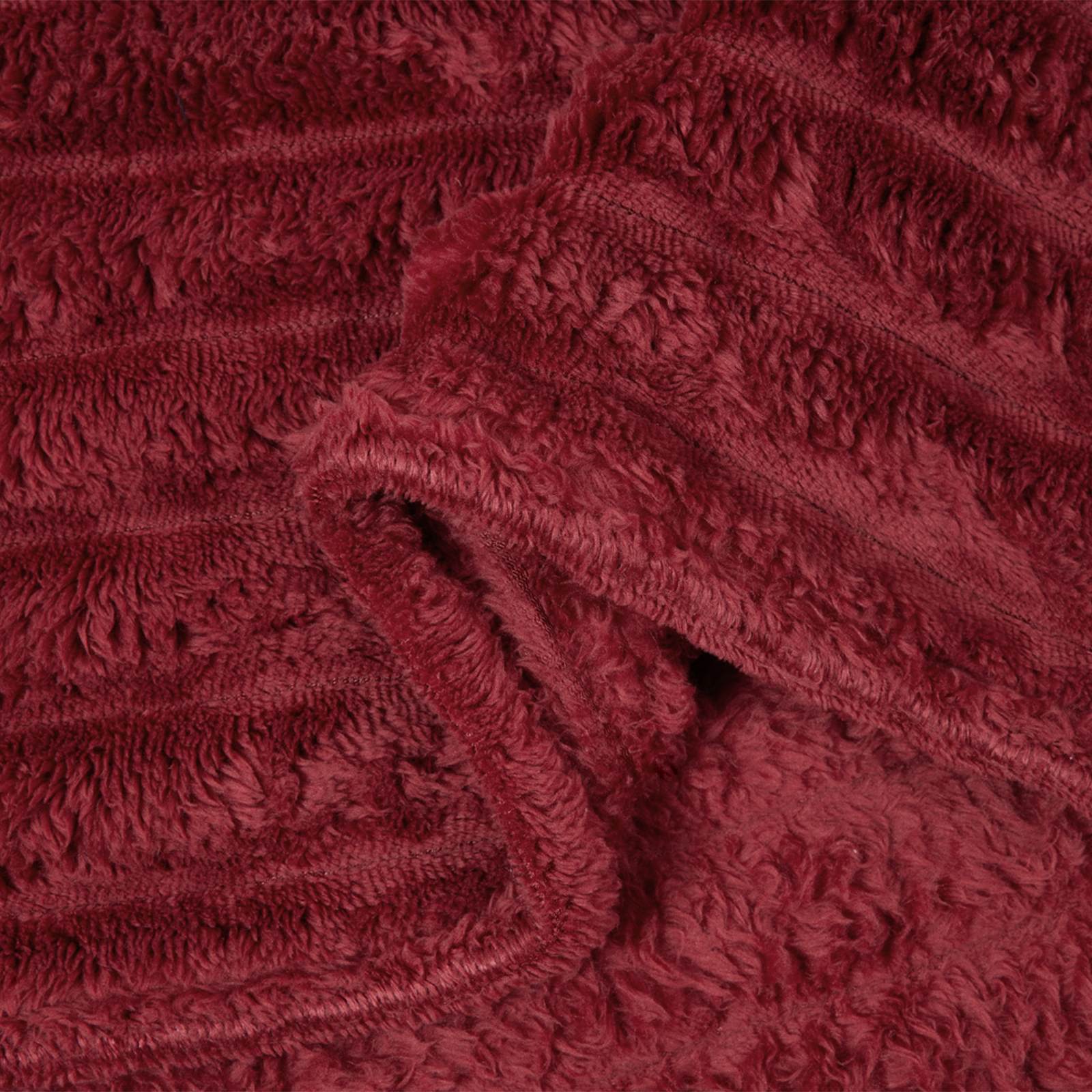 Pokrivači za bacanje 6 pcs Bordeaux Crvena 150 x 130 cm Runo