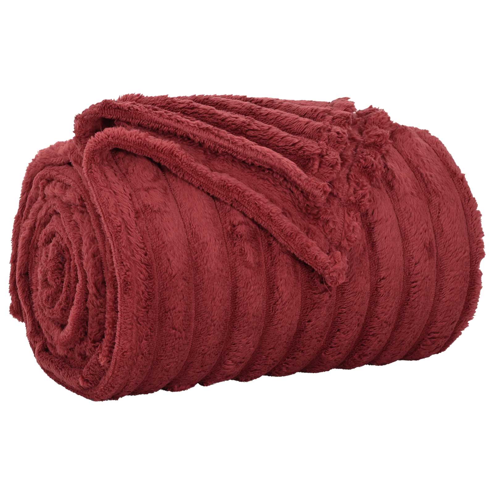 Pokrivači za bacanje 6 pcs Bordeaux Crvena 150 x 130 cm Runo