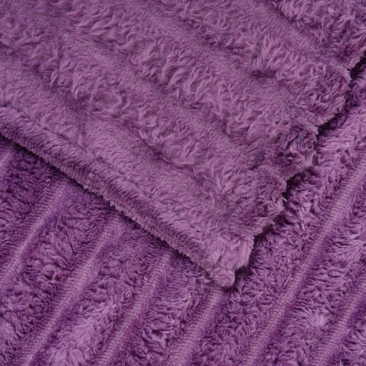 Pokrivači za bacanje 6 pcs Ljubičasta 150 x 130 cm Runo