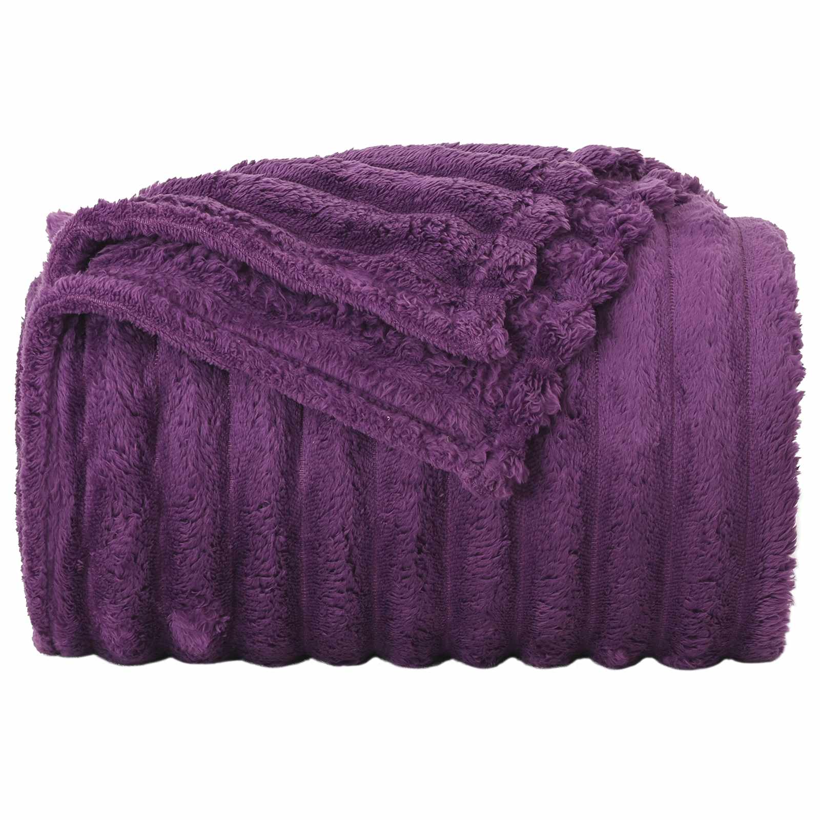 Pokrivači za bacanje 6 pcs Ljubičasta 200 x 150 cm Runo