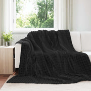 Pokrivač Crna 270 x 240 cm Runo