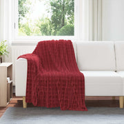 Pokrivač Bordeaux Crvena 150 x 130 cm Runo