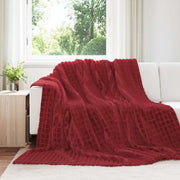 Pokrivač Bordeaux Crvena 240 x 220 cm Runo