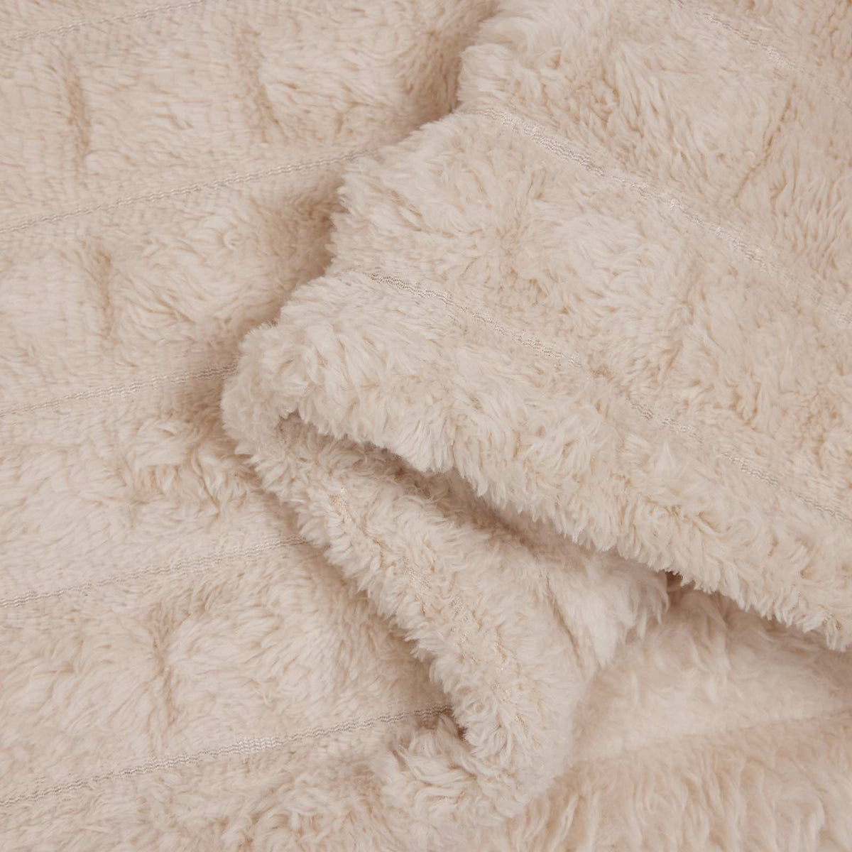 Pokrivači za bacanje 6 pcs Bež 200 x 150 cm Runo