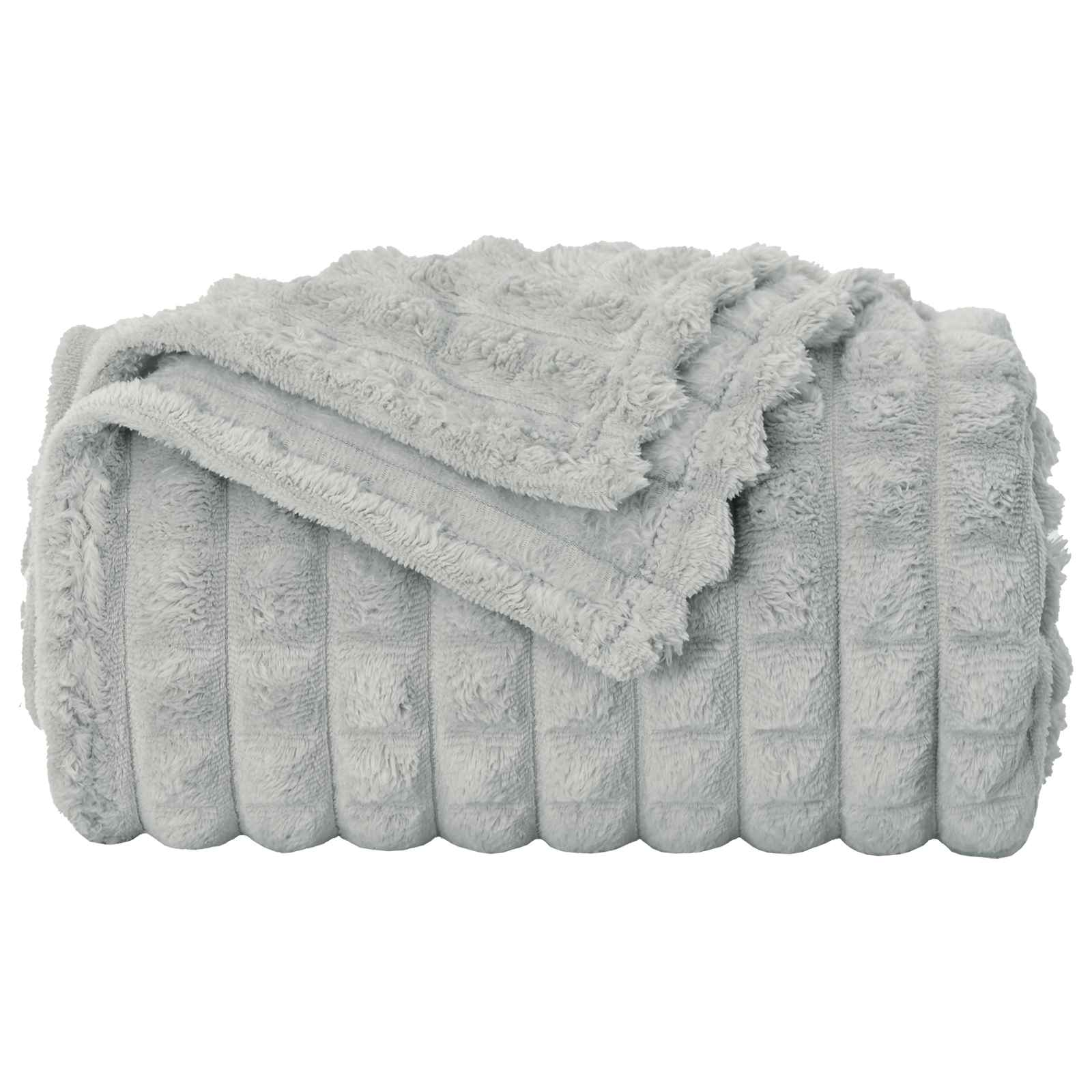Pokrivači za bacanje 6 pcs Siva 270 x 240 cm Runo