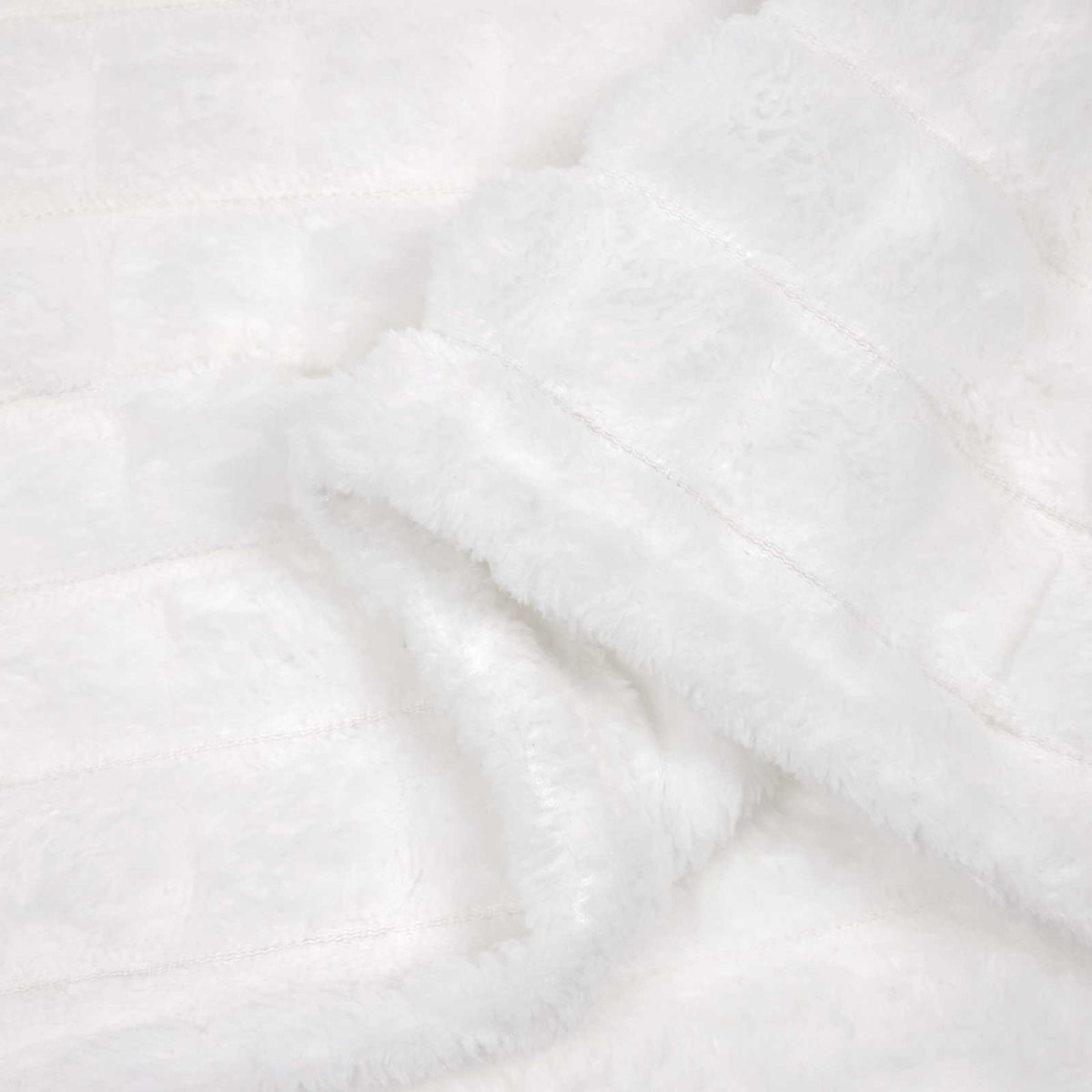 Pokrivači za bacanje 6 pcs Bijelo 200 x 150 cm Runo