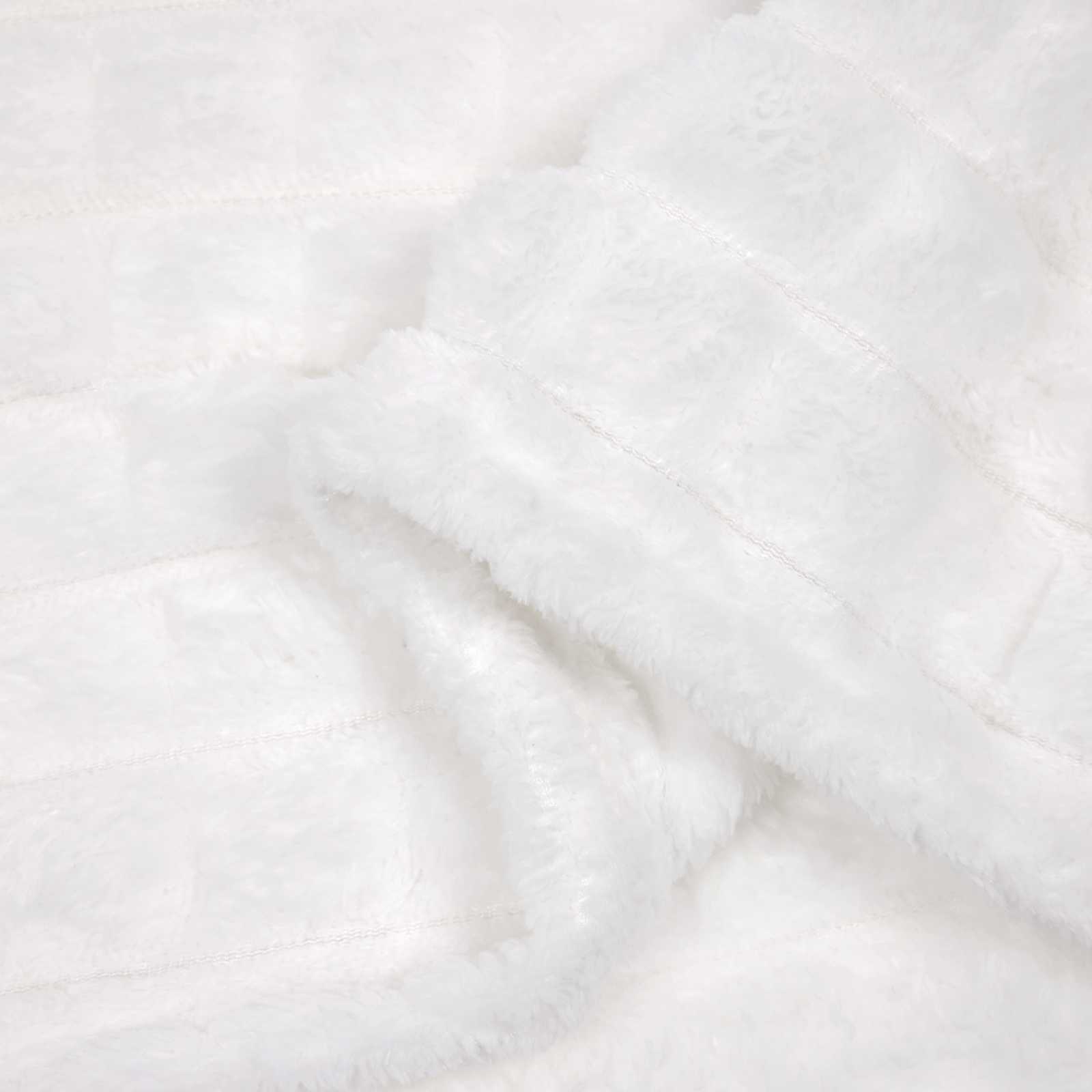 Pokrivači za bacanje 6 pcs Bijelo 200 x 150 cm Runo