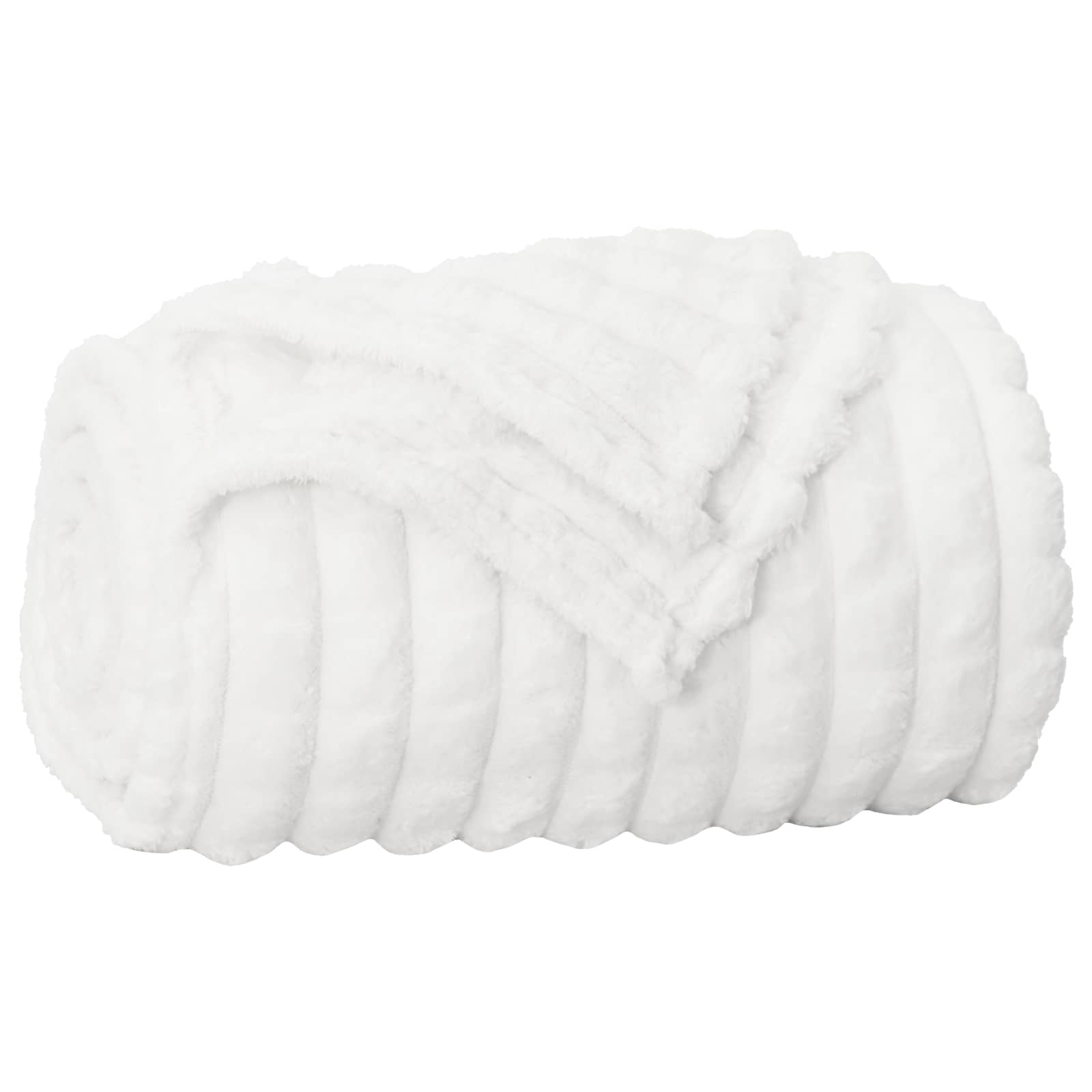 Pokrivači za bacanje 6 pcs Bijelo 200 x 150 cm Runo