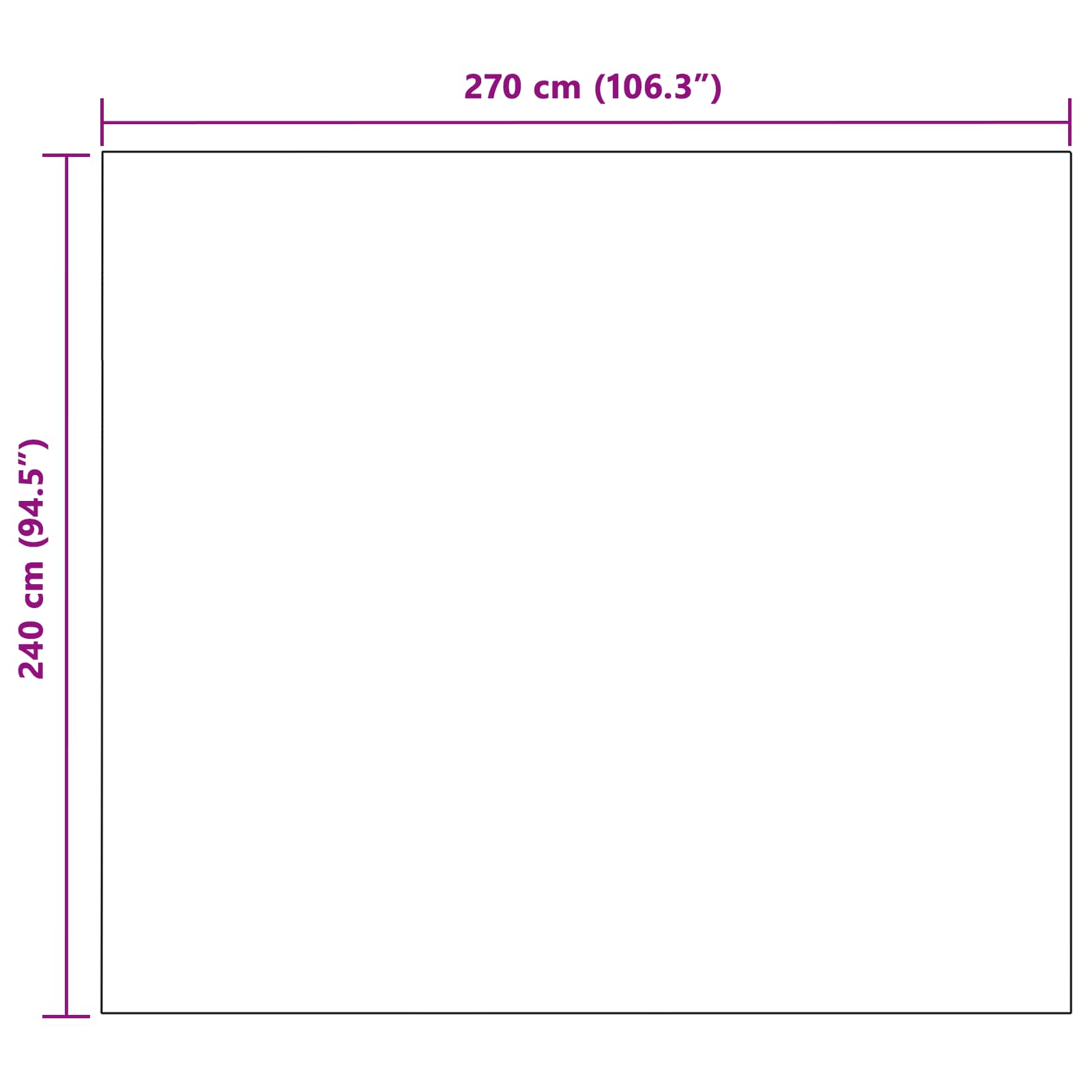 Pokrivač Mornarsko plava 240 x 270 cm Runo