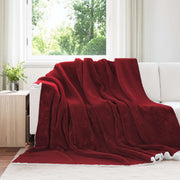 Pokrivač Bordeaux Crvena 240 x 270 cm Runo