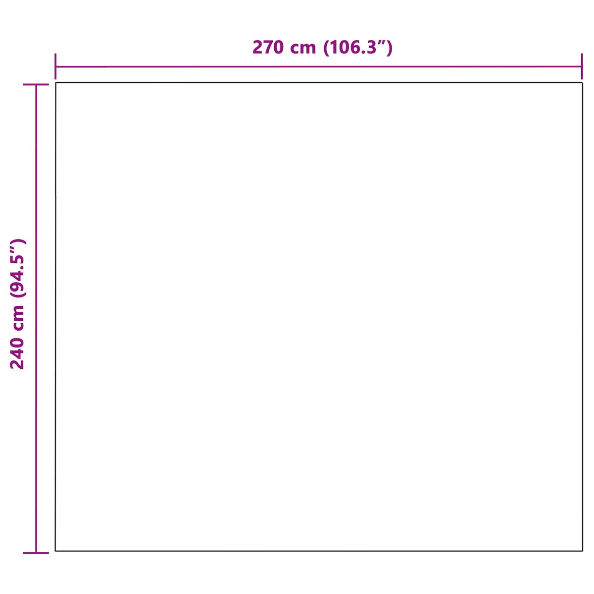 Pokrivači za bacanje 6 pcs Kamel 270 x 240 cm Runo