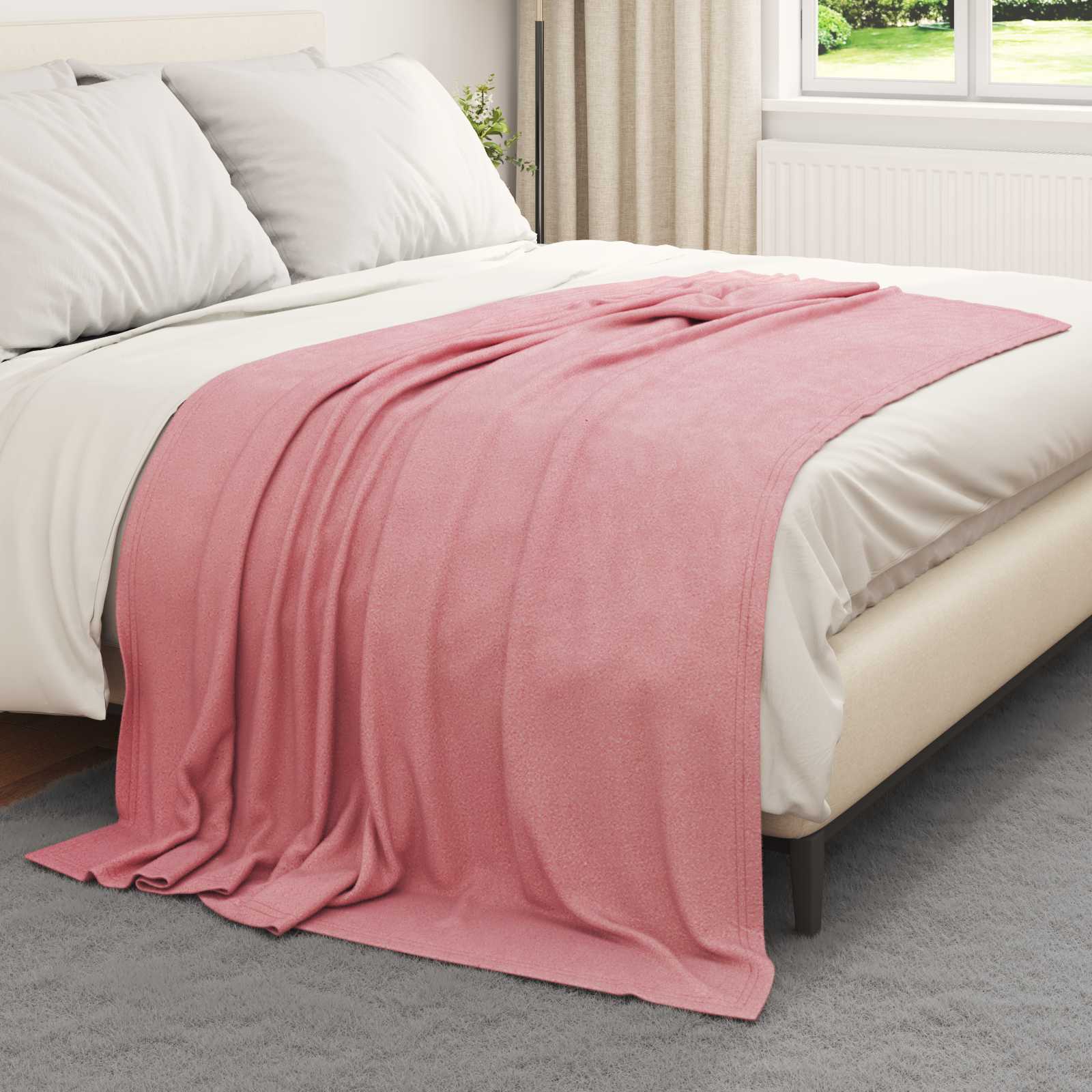 Pokrivači za bacanje 6 pcs Ružičasta 200 x 150 cm Runo
