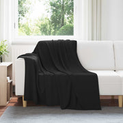 Pokrivači za bacanje 24 pcs Crna 200 x 150 cm Runo