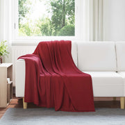 Pokrivači za bacanje 24 pcs Bordeaux Crvena 170 x 130 cm Runo