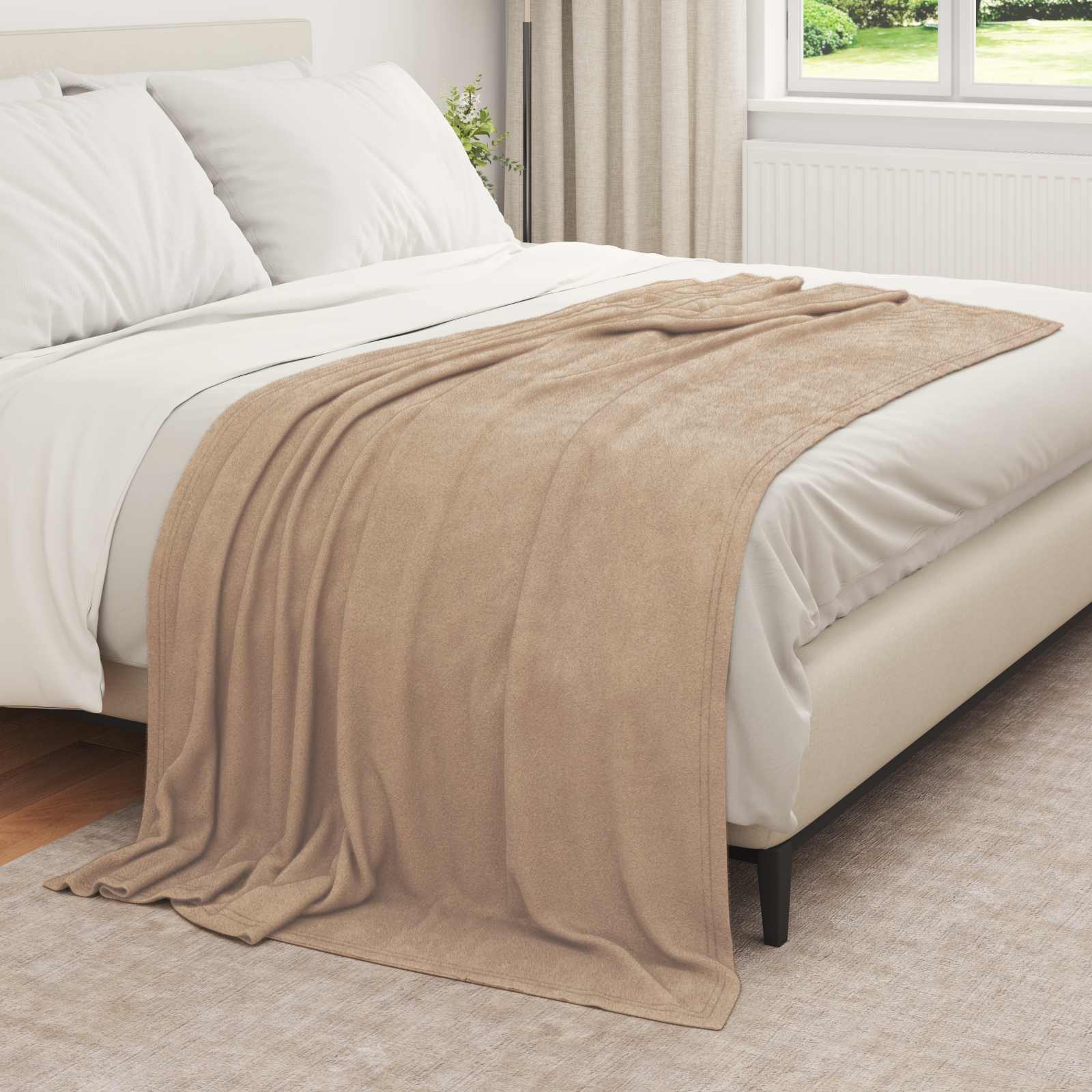 Pokrivači za bacanje 6 pcs Kamel 210 x 140 cm Runo