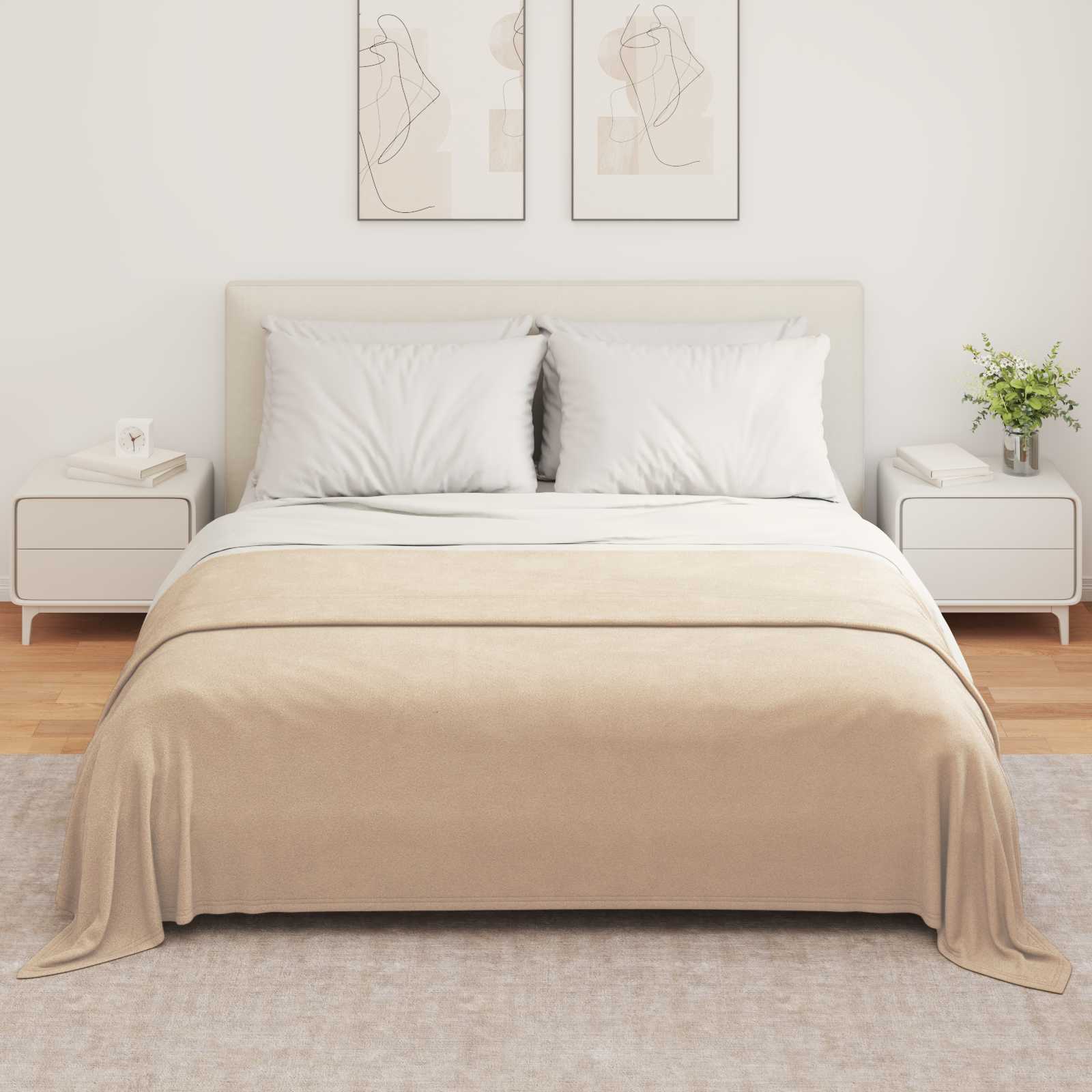 Pokrivači za bacanje 6 pcs Kamel 280 x 210 cm Runo