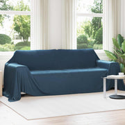 Pokrivači za bacanje 6 pcs Mornarsko plava 350 x 270 cm Runo