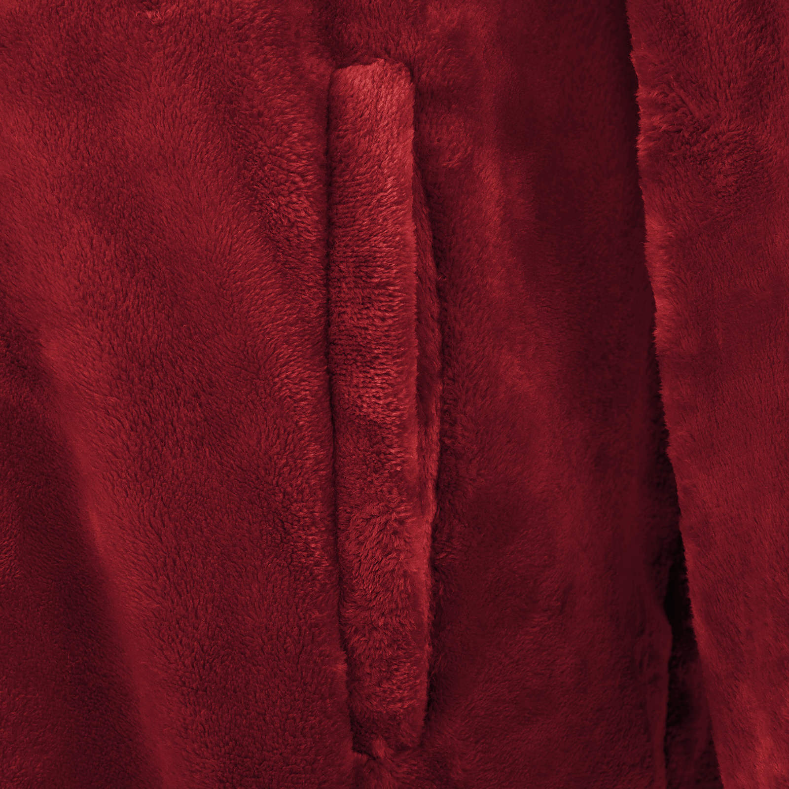 Deka majica s kapuljačom Bordeaux Crvena l Flanel