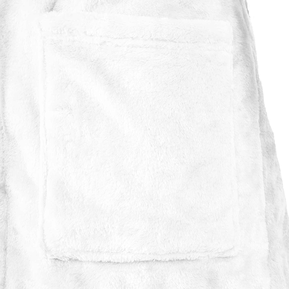 Kupaći kaput s kapuljačom Bijelo xxxl Flanel