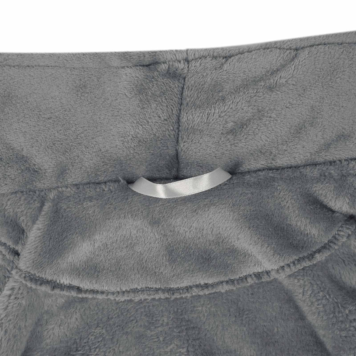 Bade mantil bez kapuljače Tamno siva xxl Flanel