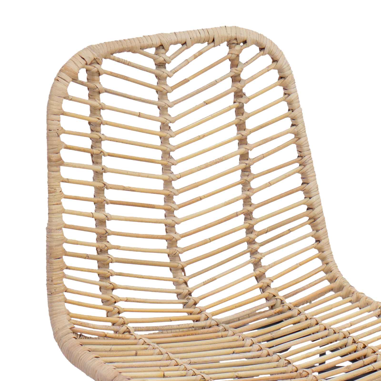 Barski stolac 2 pcs 44 x 52 x 111 cm Ratan i čelik