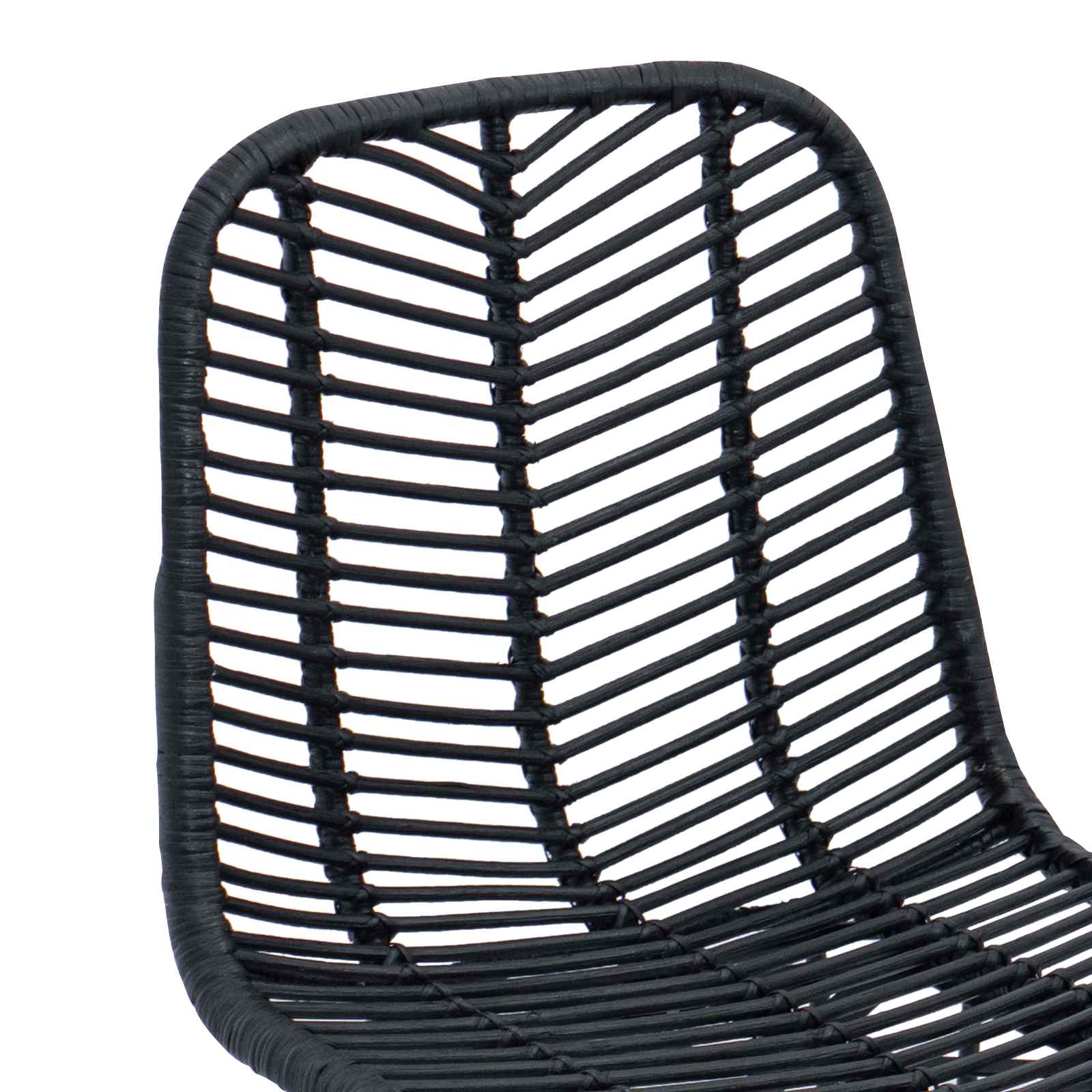 Barski stolac 2 pcs 44,5 x 54,5 x 97,5 cm Ratan i čelik