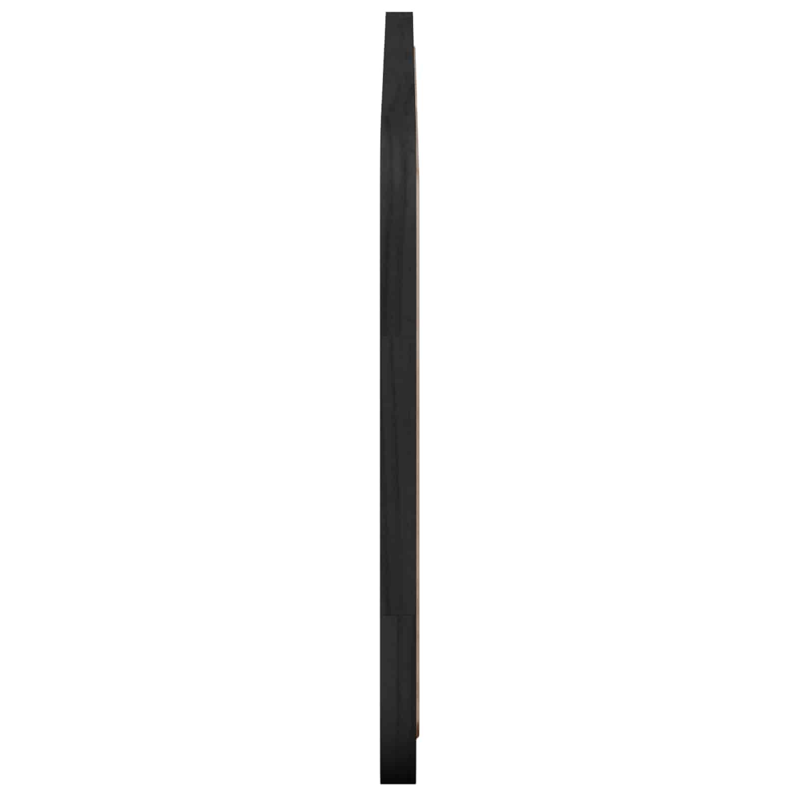 Uzglavlje s uzglavljem Crna 120 x 55 x 3 cm Ratan