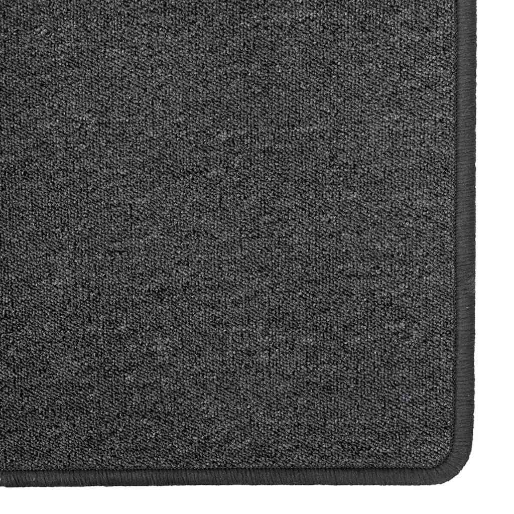 Tepih trkač Tamno siva 100 x 200 cm 100% Polipropilen