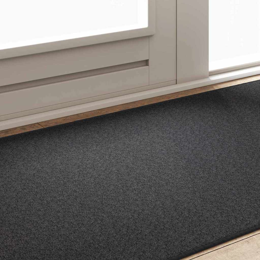 Tepih trkač Tamno siva 100 x 200 cm 100% Polipropilen