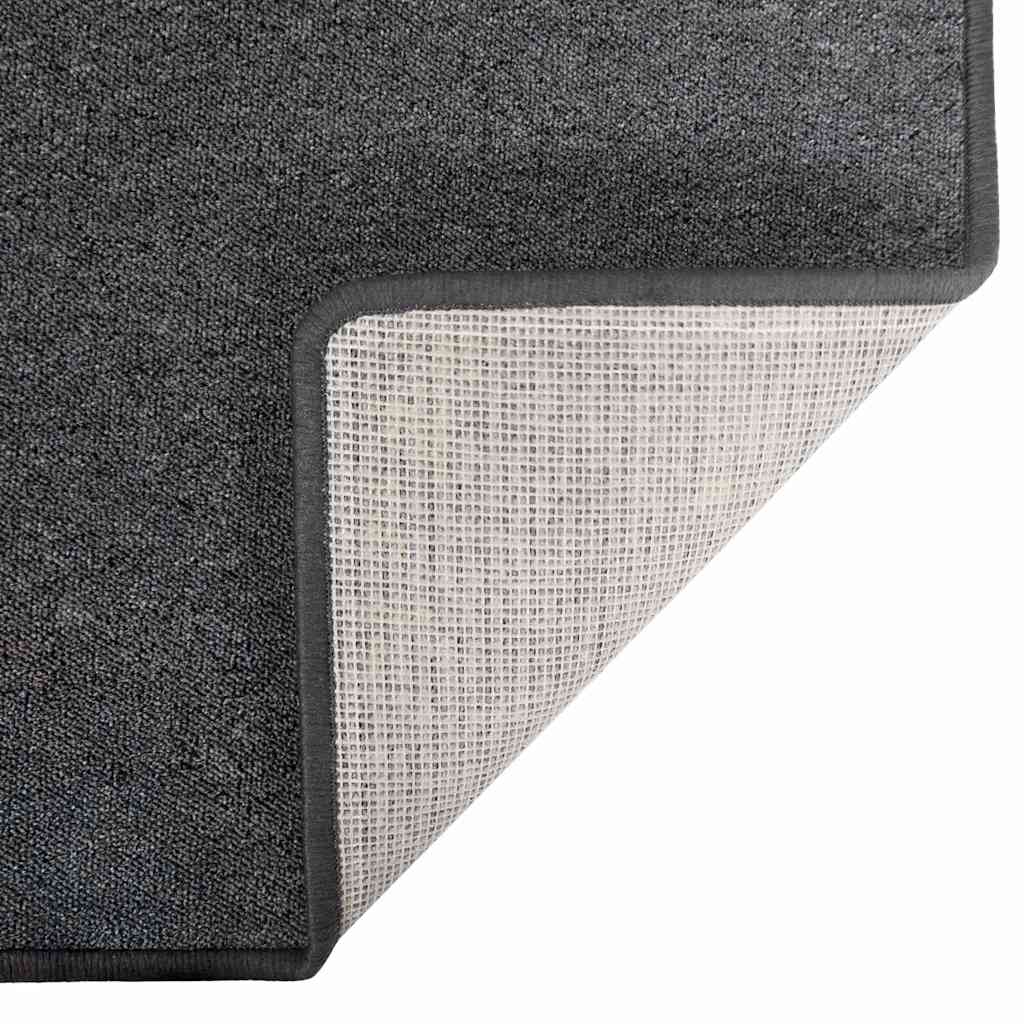 Tepih trkač Tamno siva 100 x 250 cm 100% Polipropilen