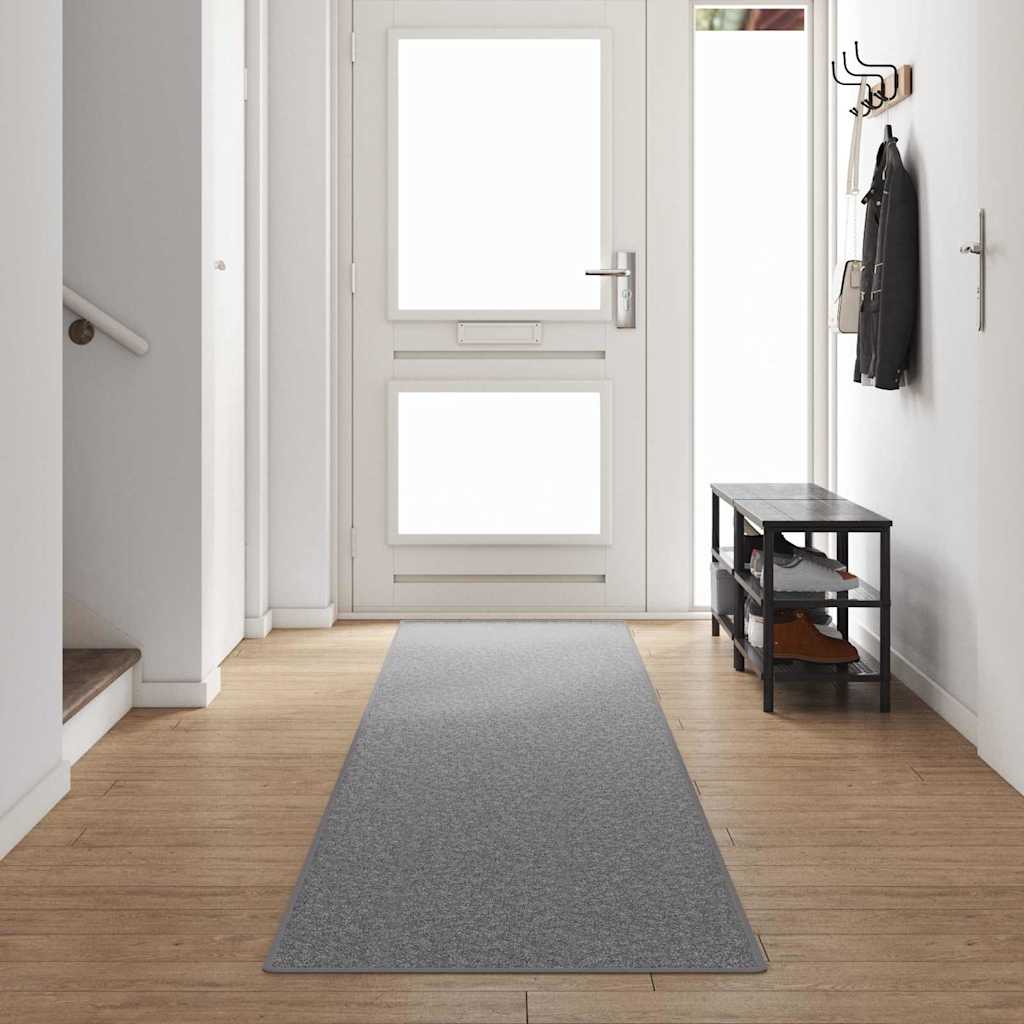 Tepih trkač Svijetlo siva 80 x 500 cm 100% Polipropilen