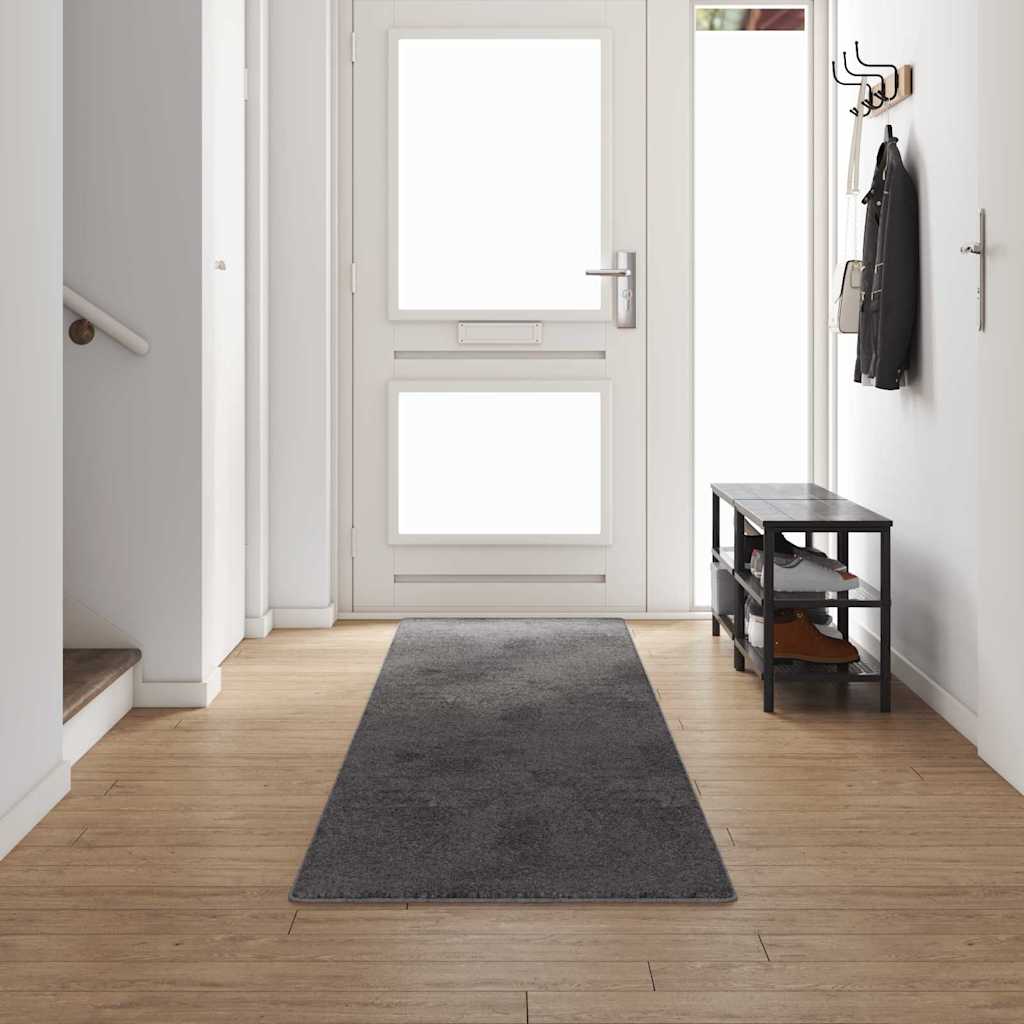 Tepih trkač Siva 80 x 500 cm 100% Polipropilen Tuft