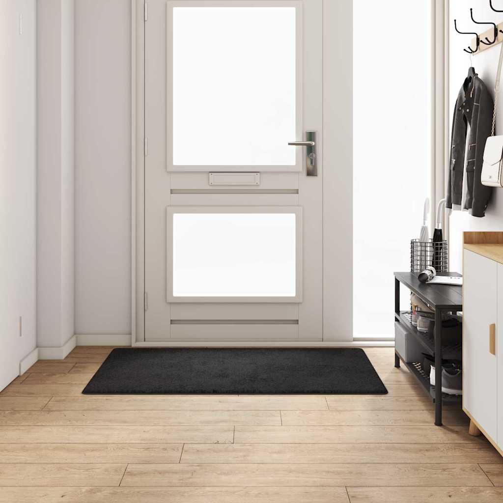 Tepih trkač Crna 80 x 150 cm 100% Polipropilen Tuft