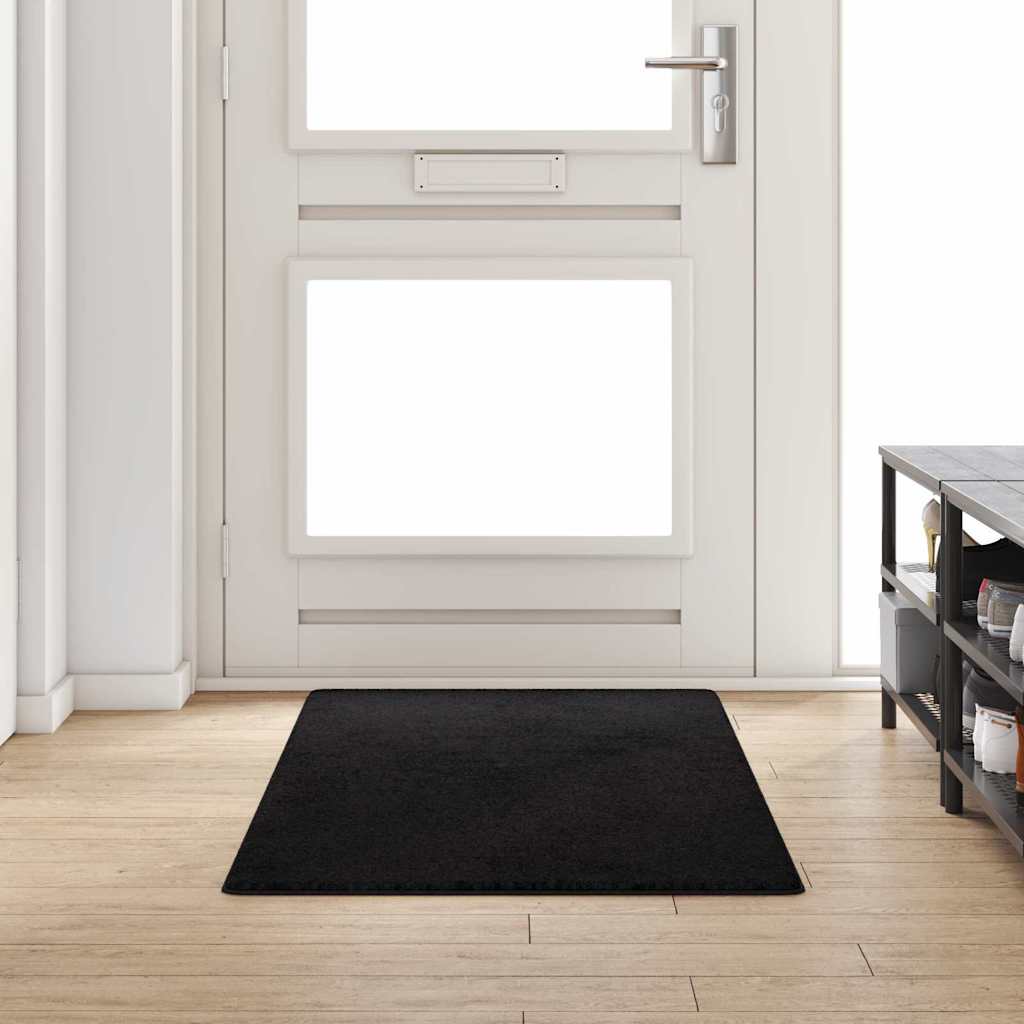 Tepih trkač Crna 80 x 200 cm 100% Polipropilen Tuft