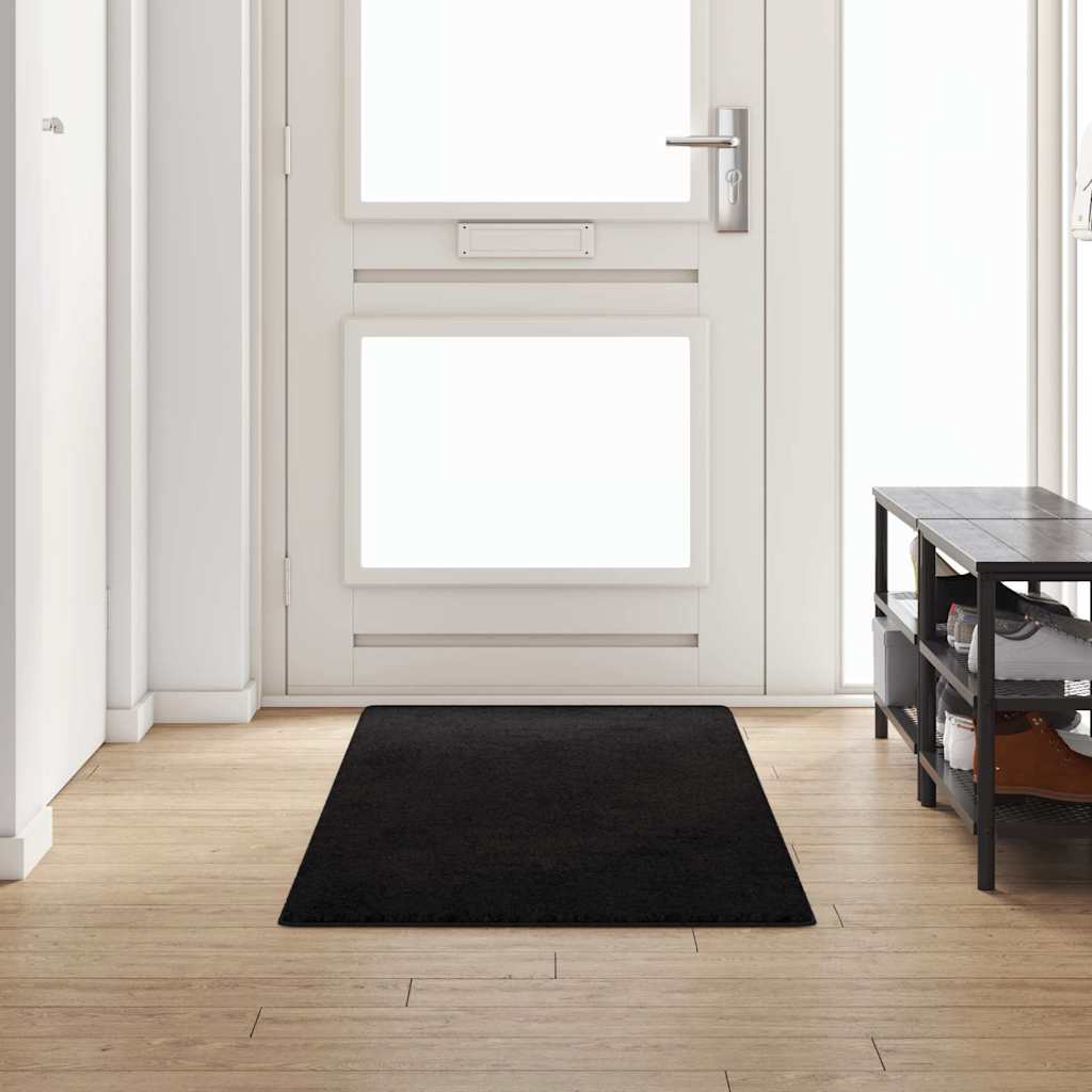 Tepih trkač Crna 80 x 250 cm 100% Polipropilen Tuft