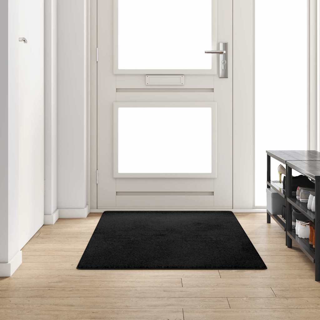 Tepih trkač Crna 100 x 200 cm 100% Polipropilen Tuft
