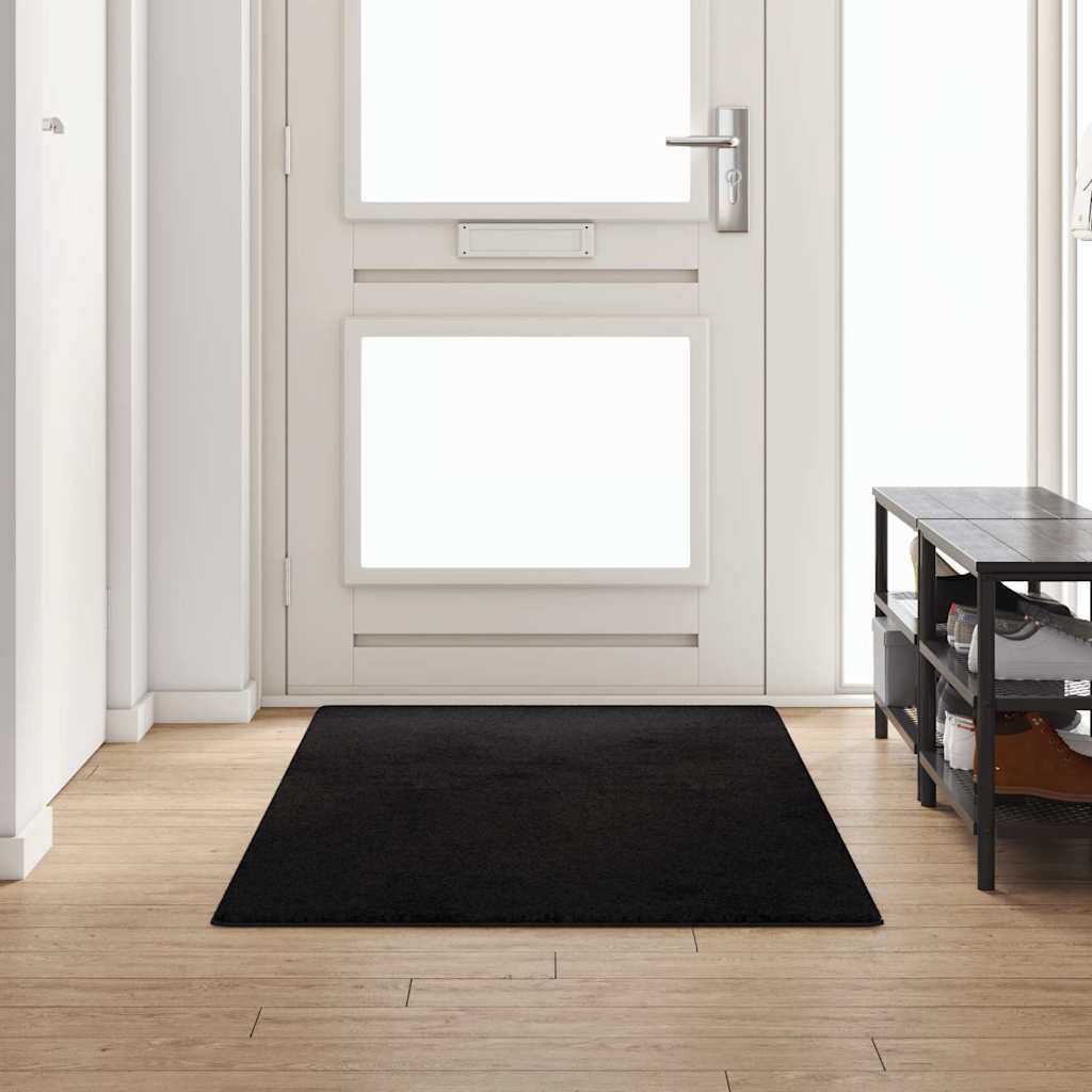Tepih trkač Crna 100 x 250 cm 100% Polipropilen Tuft