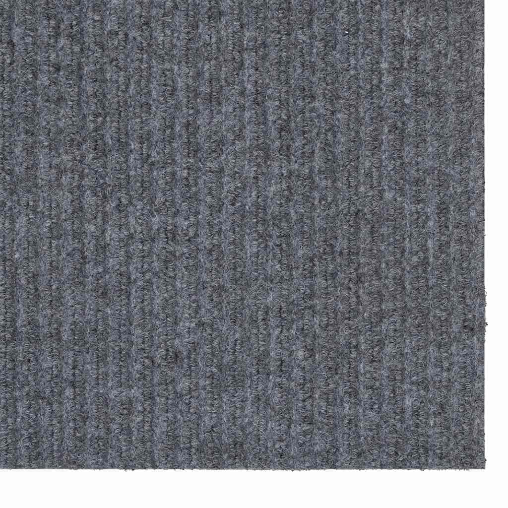 Tepih trkač Svijetlo siva 80 x 300 cm tkanina